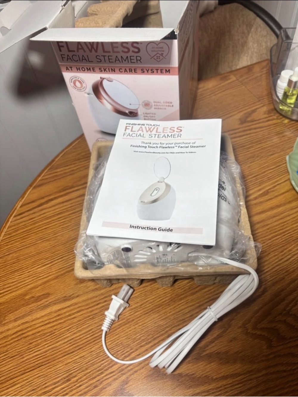Facial Steamer Finishing Touch Flawless At Home Skin Care System **New In Box** - Picture 6 of 9